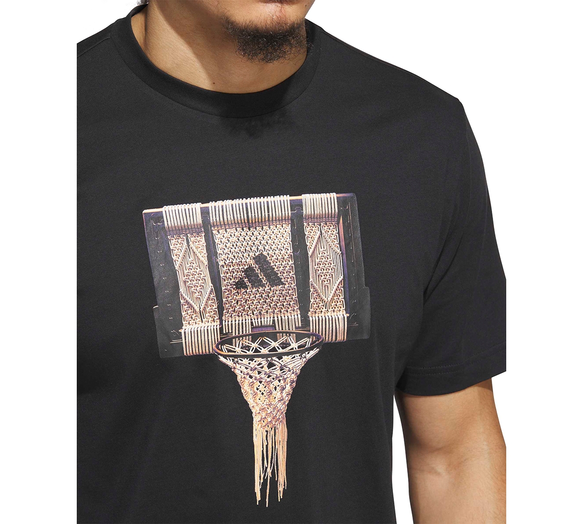 adidas Men's Basketball Gallery Graphic Pull-On T-Shirt