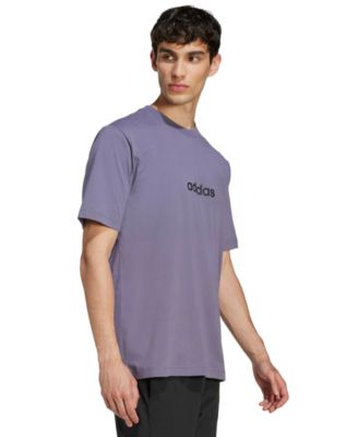 Men's Essentials Regular-Fit Linear Logo Graphic T-Shirt