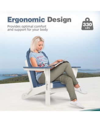 Outdoor Folding Adirondack Chair