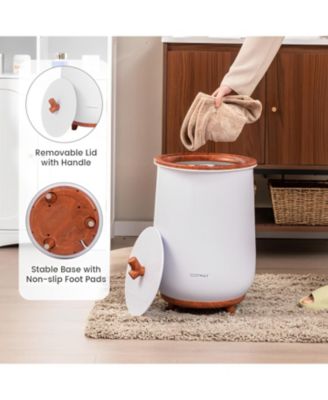 23L Large Luxury Bucket-Style Towel Warmer with Fragrant Disc Holder