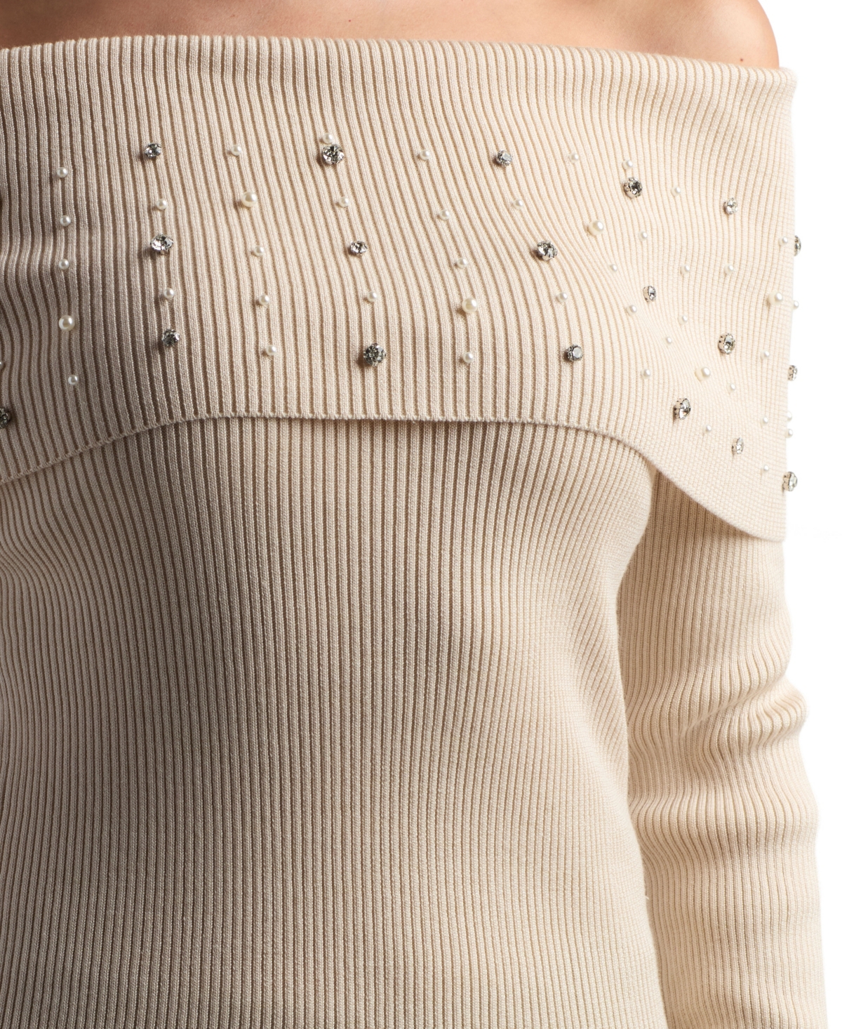 Bcx Juniors' Off-The-Shoulder Pull-On Sweater