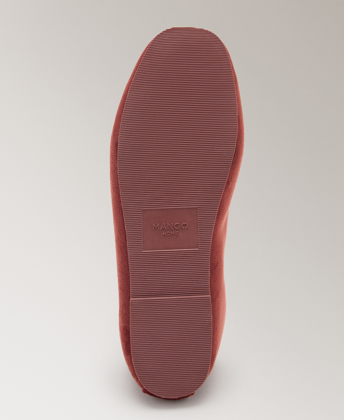Mango Women's Piping Detail Velour Slippers