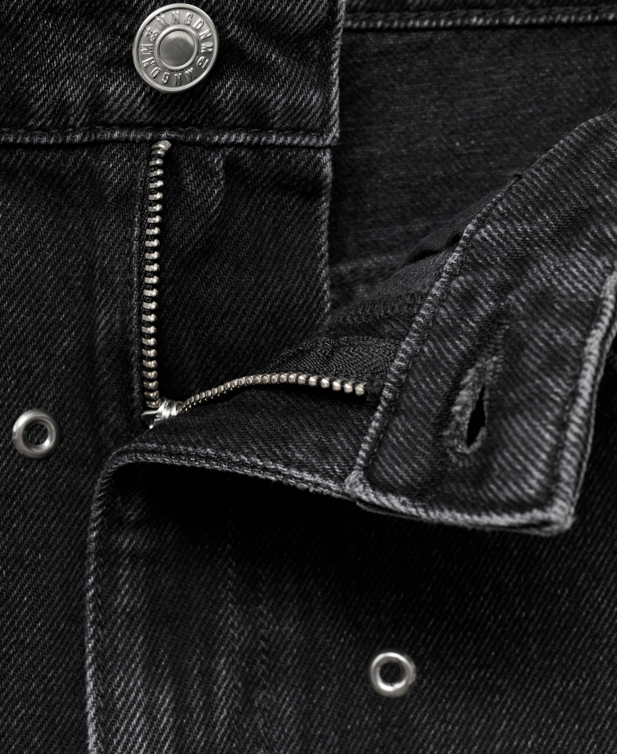 Mango Women's Eyelets Detail Balloon Jeans