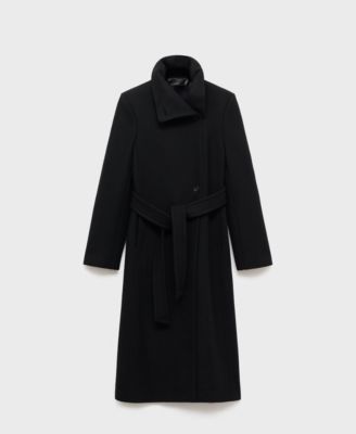MANGO - Women's Manteco Wool Belt Coat