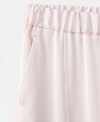 Women's Side Slit Satin Pants