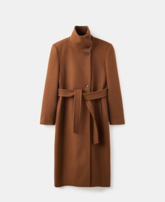 MANGO - Women's Manteco Wool Belt Coat
