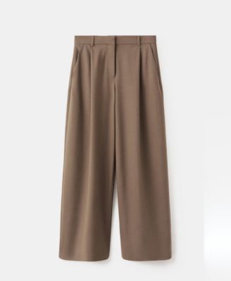 Women's Selection Pleated Straight-Leg Suit Pants