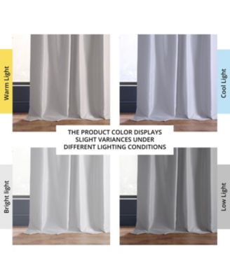 Vintage Textured Faux Dupioni Silk Blackout Curtain