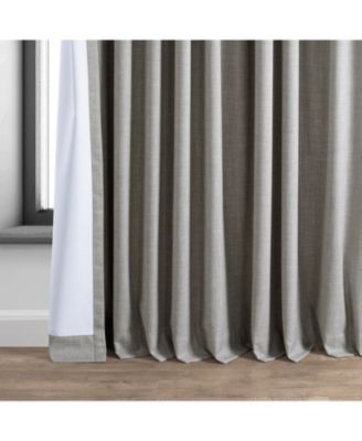 Extra Wide Performance Linen Hotel Blackout Curtain