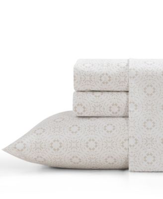 ELLE D&eacute;cor Printed 4-Pc. Sheet Set, Full