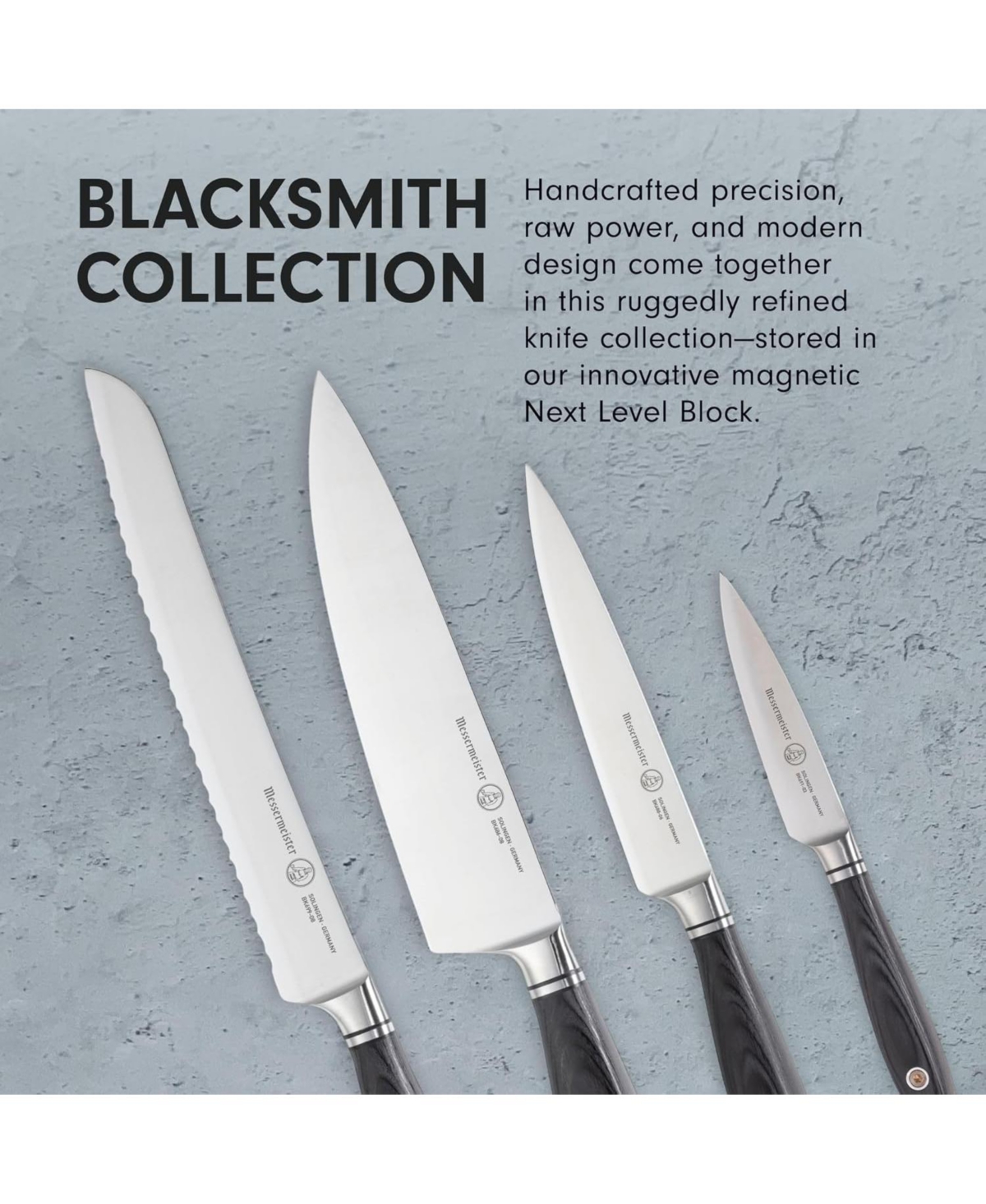 Messermeister Blacksmith 5 Piece Next Level Block Set