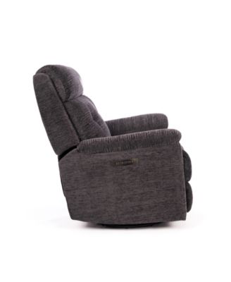 38" Sophia Power Swivel Gliding Recliner with Power Headrest Lumbar