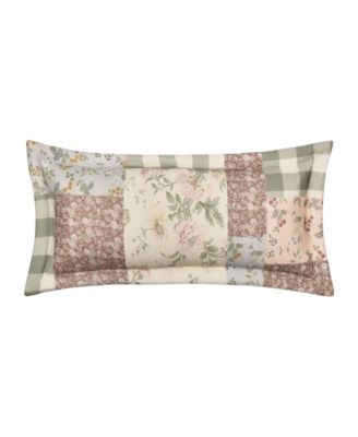 Eloise Patchwork Boudoir Decorative Pillow, 12" x 30"