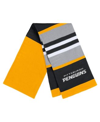 Women's Pittsburgh Penguins Stripe Glove Scarf Set