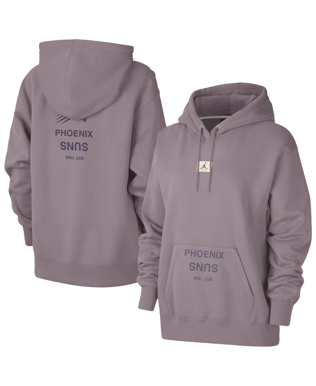 Jordan Women's Purple Phoenix Suns Courtside Statement Edition Premium Pullover Hoodie