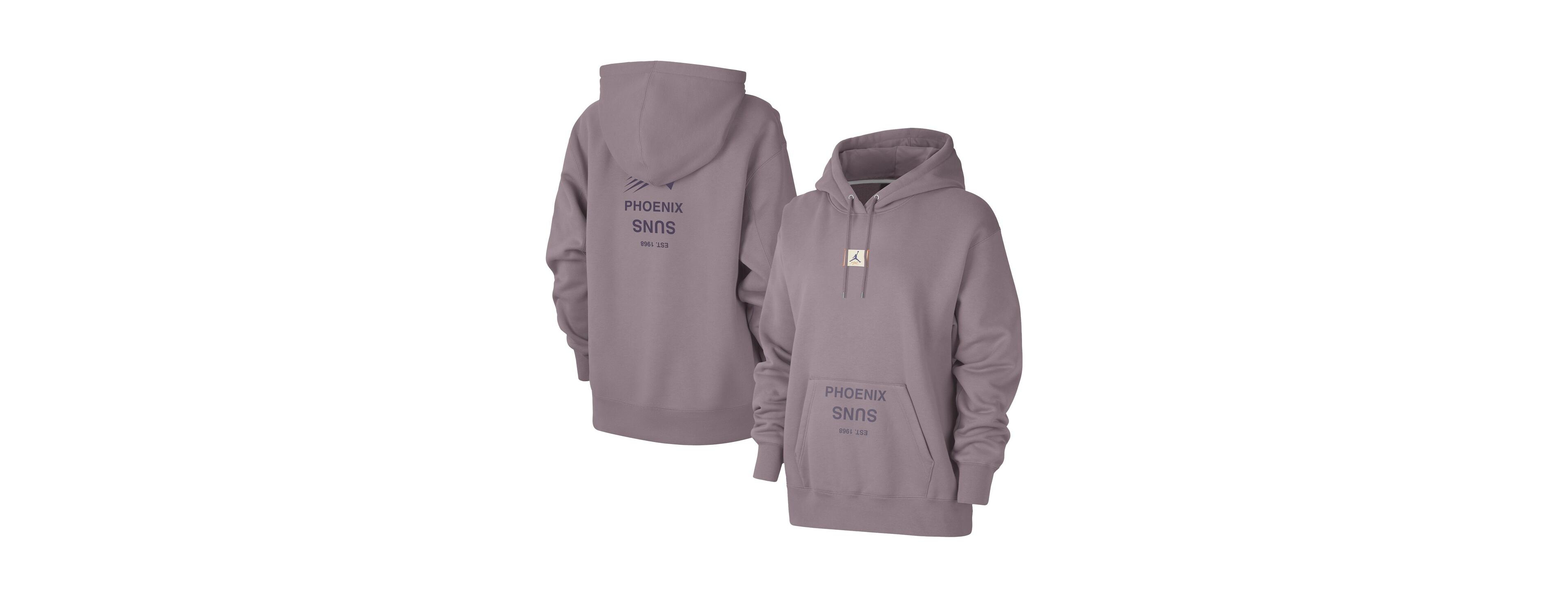 Jordan Women's Purple Phoenix Suns Courtside Statement Edition Premium Pullover Hoodie