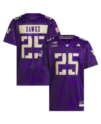 adidas - Men's Purple Washington Huskies Honor Support Premier Strategy Jersey