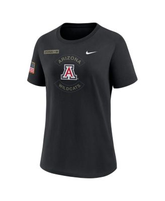 Women's Black Arizona Wildcats 2025 Military Appreciation Dri-FIT T-Shirt