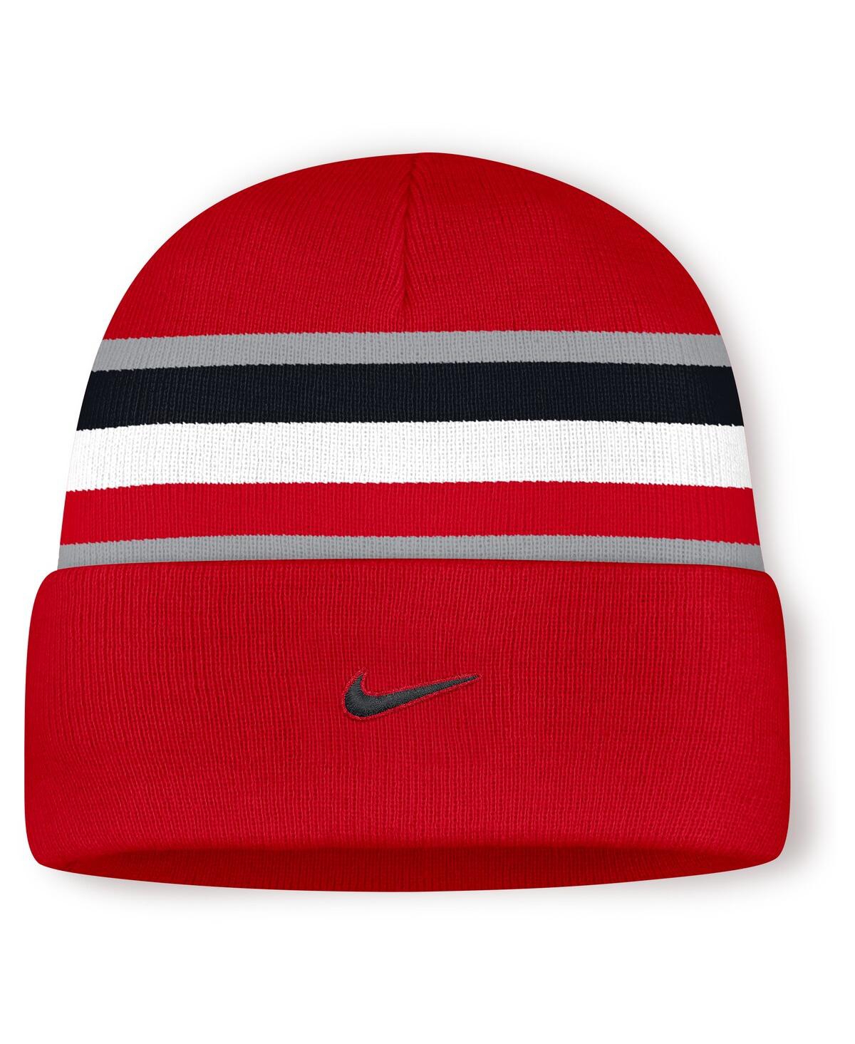 Nike Men's Red Georgia Bulldogs Utility Campus Cuffed Knit Hat
