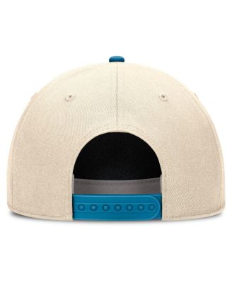 Men's Natural/Turquoise Arizona Wildcats Academic Rise Dri-FIT Adjustable Hat