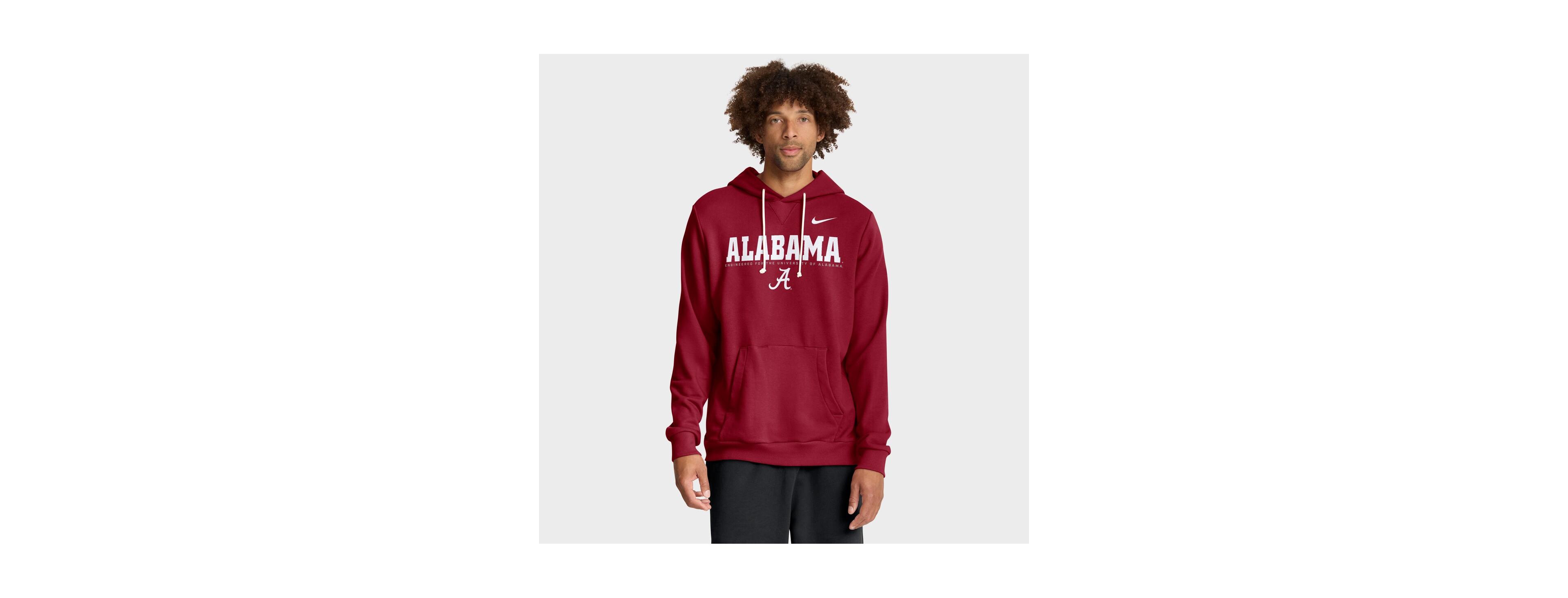Nike Men's Crimson Alabama Tide 2025 Sideline Standard Issue Dri-fit Hoodie