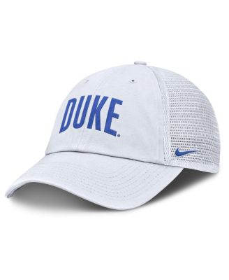 Nike - Men's White Duke Blue Devils Club Campus Trucker Adjustable Hat
