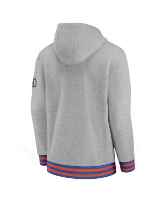 Men's Heather Gray Florida Gators Legacy Retro Pullover Hoodie