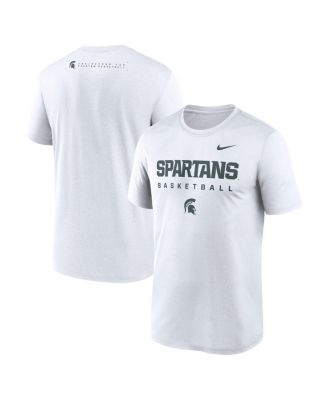 Nike - Men's White Michigan State Spartans 2025 Courtside Basketball Legend Dri-FIT T-Shirt