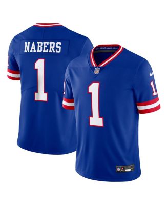 Nike - Men's Malik Nabers Royal New York Giants Alternate 2 Legacy Vapor Untouchable Limited Jersey