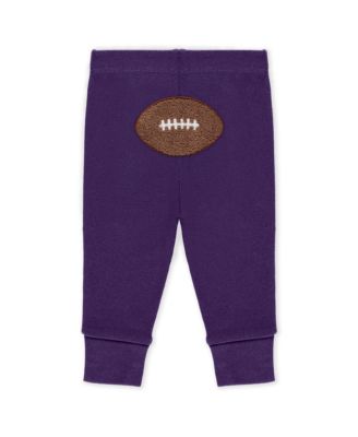 Baby Boys and Girls Newborn 3-Piece Baltimore Ravens Turn Me Around Bodysuits and Pant Set