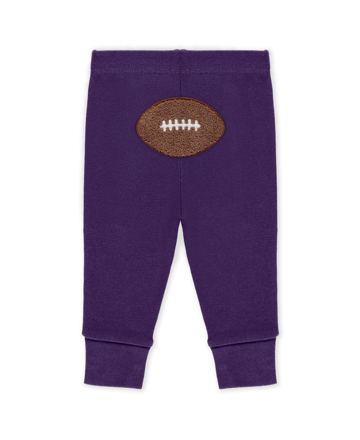 Wear by Erin Andrews Baby Boys and Girls Newborn 3-Piece Baltimore Ravens Turn Me Around Bodysuits Pant Set