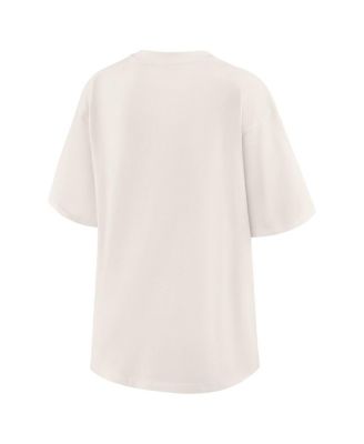 Women's Cream New York Knicks Ball Boyfriend T-Shirt