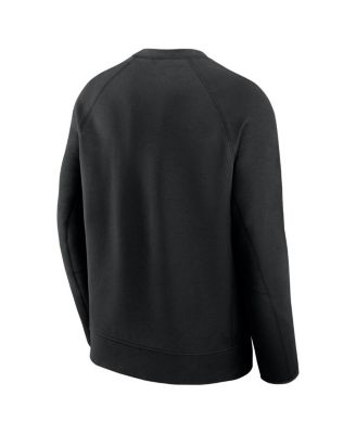 Men's Black Boston Red Sox Tech Fleece Raglan Sweatshirt