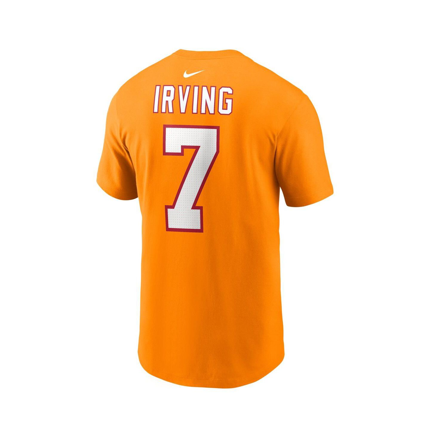Мужская футболка Nike Bucky Irving Orange Tampa Bay Buccaneers Player Name & Number — фото 2
