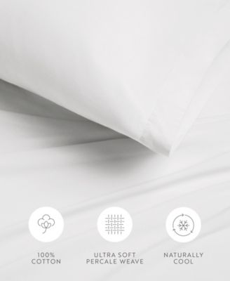 Ultra Soft Percale Cotton 4-Pc. Sheet Set, King