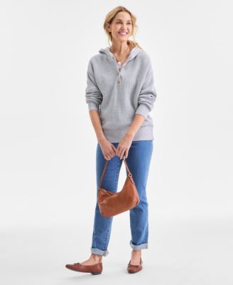 Women's Cotton Hoodie Sweater, Macy's Exclusive