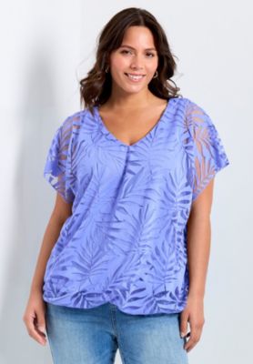 Women's Plus Size Elora Burnout Top