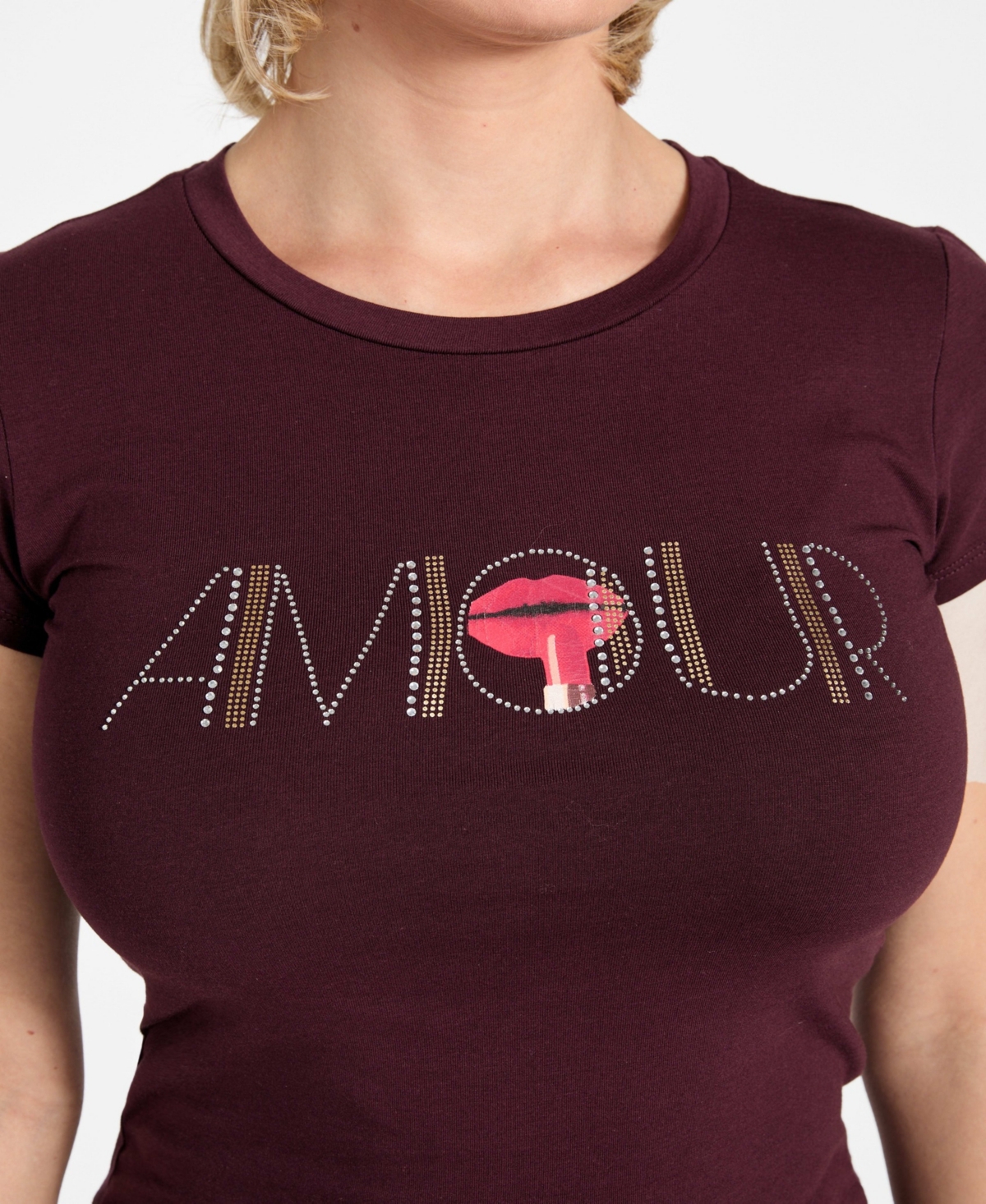 Guess Women's Amour Printed Short-Sleeve T-Shirt