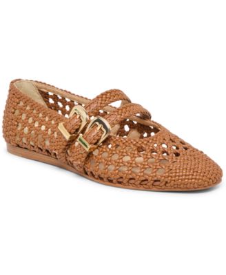 Dolce Vita - Women's Baylee Woven Double Strap Mary Jane Flats