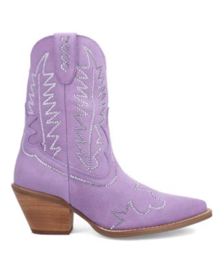 Women's Tiny Pony Suede Leather Bootie