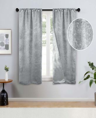 Senna Room Darkening Rod Pocket Curtain 2 Panels