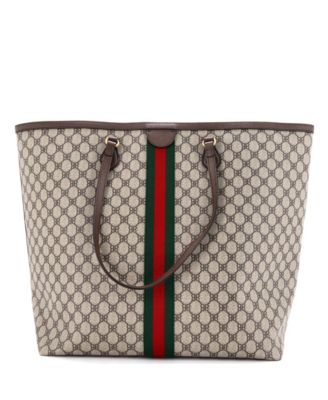 Large x Gucci The Hacker Project Tote Graffiti BB Coated Canvas