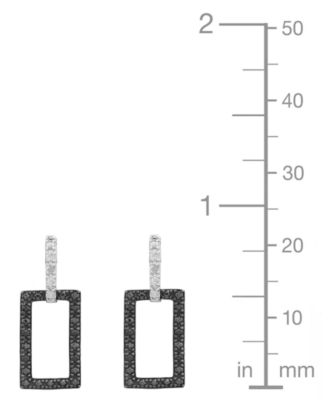 Diamond Post Back Earrings (1/6 ct. t.w.) in Sterling Silver