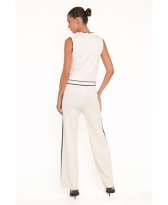 Women's Jules Knitted Pant Set - White