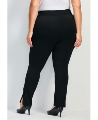 Women's Eva Split Detail Ponte Pant