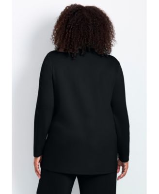 Women's Seamed Mock Neck Tunic