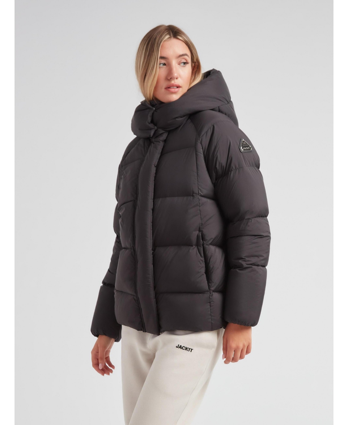 JACK1T Women's Cloud Prime Hooded Down Jacket