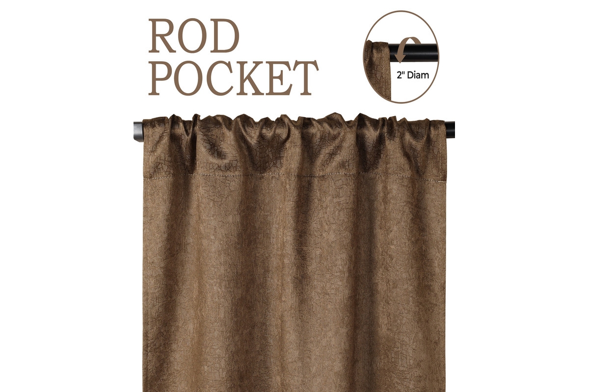 Superior Senna Textured Blackout Curtain Set of 2 Panels