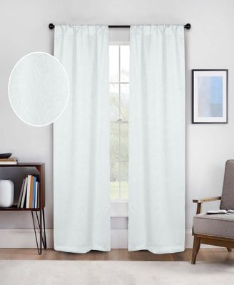 Senna Room Darkening Rod Pocket Curtain 2 Panels