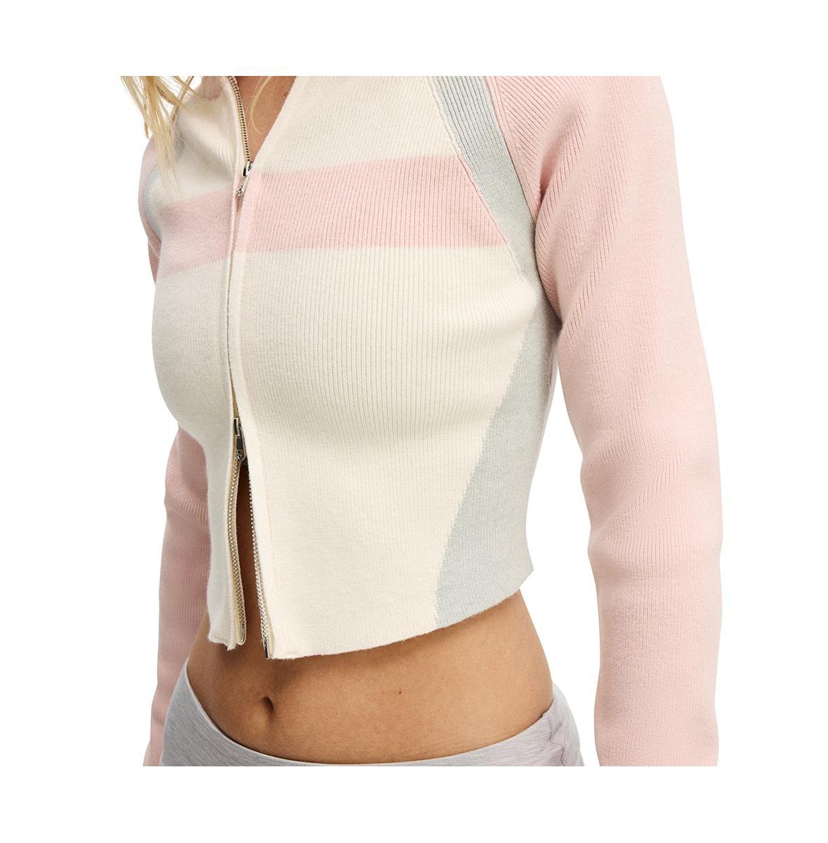 Cotton On Women's Active Spliced Knit Zip Through